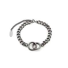 Material: Titanium steelBracelet size: 20cm ( 7.87inches )Extension chain: 5.5( 2.2 inches ) Alloy Bracelet With Adjustable Chain, Minimalist Round Stainless Steel Bracelets, Adjustable Alloy Bracelets, Silver Chain Link Bracelet In Alloy, Silver Chain Link Alloy Bracelet, Adjustable Round Alloy Bracelets, Silver Alloy Chain Link Bracelets, Silver Metal Chain Bracelet, Tarnish Resistant, Silver Metal Chain Bracelet Tarnish Resistant