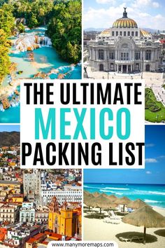 Packing list for a Mexico vacation Travel In Mexico, Best Beaches In Mexico, Things To Do In Mexico, Mexico Outfits, Vacation Countdown, Pack For Travel