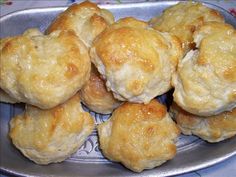 some biscuits are piled on top of each other