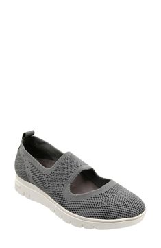 A stretchy, seamless knit upper and cushioned, arch-supporting insole provide all-day comfort in this slip-on mary jane grounded by a lightweight sole. 1 1/4" heel Removable insole with arch support Textile upper/synthetic lining and sole Imported Comfortable Gray Slip-on Sneakers With Arch Support, Comfortable Medium Width Walking Shoes With Arch Support, Comfortable Gray Slip-ons With Arch Support, Comfortable Gray Walking Shoes With Ortholite Insole, Gray Slip-on Walking Shoes With Arch Support, Lightweight Comfortable Slip-on Sneakers With Arch Support, Comfortable Lightweight Slip-on Sneakers With Arch Support, Comfortable Gray Walking Shoes With Removable Insole, Comfortable Cushioned Gray Slip-ons