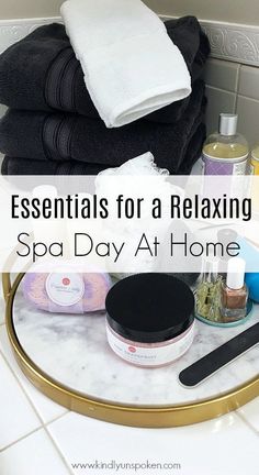 There's nothing like a relaxing day at the spa to make you feel renewed. But if going to an actual spa is out of your current budget, then why not bring the spa to you? Today I'm sharing all the essentials for a relaxing spa day at home, plus the best home spa products including my favorite bath bombs! Home Spa Room, Korean Beauty Routine, Spa Items, Spa Products