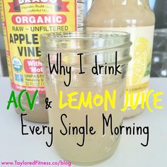 why i drink acv and lemon juice every single morning is important to healthy living