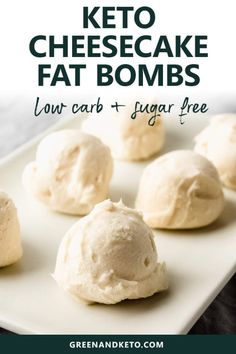 Postre Keto, Fat Bomb, Vanilla Cheesecake, Low Carb Low Sugar, Low Carb Treats, Fat Bomb Recipe, Keto Fat, Keto Cheesecake, Low Carb Diet Recipes