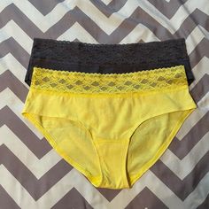 Victoria Secret Panties Nwt Spring Yellow Seamless Bottoms, Blue Bride, High Waisted Briefs, Victoria Secret Lingerie, Gray Yellow, Green Lace, Victoria Secret, Women's Intimates, Victoria's Secret