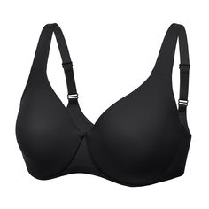 Tired of wearing the same old bras that look outdated in your wardrobe? Try out this unlined minimizer bra for women right now. The presence of polyamide, spandex, and polyester as materials made this too soft and durable. The underwire support system will keep your breasts in place. You will find it convenient to use the adjustable straps on an everyday basis. 

Specifications
Brand Name: GeraldBlack
Obscene Picture: No
Sexually Suggestive: No
Bra Style: Unlined
Bra Style: Seamless
Bra Style: M Women Right, Old Bras, Minimizer Bra, Bra For Women, Minimiser Bra, Her Cut, Unlined Bra, Bra Style, Black B