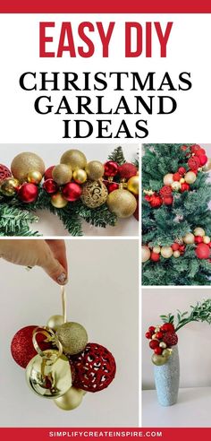 easy diy christmas garland ideas