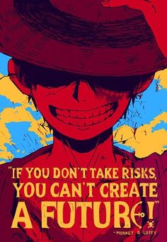 an image of a man wearing a hat and glasses with the words if you don't take riskys, you can't create a future