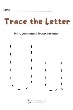 trace the letter printable worksheet for kids to practice handwriting and numbers with