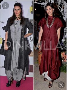 Long Kurti Patterns, Neha Dhupia, Common Denominator, Desi Wear, Fashion Week 2015, Sonam Kapoor, Indo Western, India Fashion, Face Off