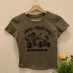 Small Business Shirt, Stranger Things Dr, Y2k Baby Tee, Fire Fits, Baby Shirts, Fame Dr, Dream Clothes, Baby Tee, Infant Tees