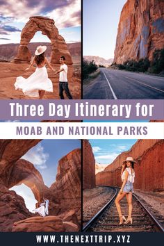 three day itinerary for moab and national parks