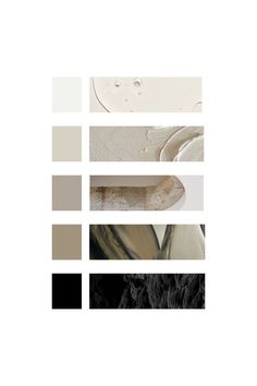 an image of different shades of paint on the same color scheme as shown in this brochure