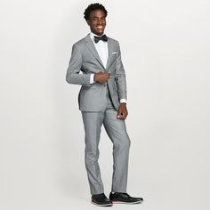 Subtle and sleek. Our Textured Gray collection was designed with spring in mind. Goes great with black or brown shoes. Our soft shade of grey sets the perfect backdrop for any color story. Complete your look with our textured gray vest & flat front pants. Light Grey Suit, School Function, Grey Suit Men, Prom Tuxedo, Gray Vest, Light Grey Suits, Grey Suit Jacket, Teen Dress, Grey Suit