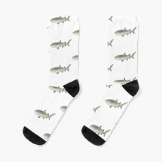 Super soft all-over printed knit socks with extra cushioning in the sole. Suitable for men and women. Lemon Shark, Shark Socks, Knit Socks, Socks For Sale, Knitting Socks, Lemon, Socks, Men And Women, For Men