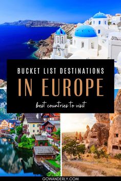 Ready to add some excitement to your Europe bucket list? Discover the top places to travel that will make your heart race and your Instagram pop! Dive into the best countries to visit and get tips for traveling around Europe like a pro. Save this pin for your next adventure! 1 Week In Europe, Where To Go In Europe, Bucket List Places To Visit, Europe Itinerary, Places To Visit In Europe, Winter Travel Destinations, Europe Bucket List, Top Places To Travel