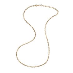 Jennifer Zeuner Jewelry Maddie Necklace Italian Chain, Gold Piece, Classic Italian, Gold Plated Silver, Pure Silver, Mix And Match, Gold Vermeil, Precious Metals, Lobster Clasp