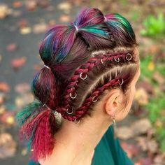 Top 33 Mohawk Ponytails for Ladies – HairstyleCamp Lady Mohawk, Ponytail Mohawk, Poster Moodboard, Punk Braids, Spongebob Musical