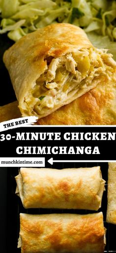 the best 30 minute chicken chimichanga recipe