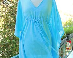 Caftan Maxi Dress Beach Cover Up Kaftan in Lavender Cotton | Etsy Maxi Dress Beach, Women's Maxi Dresses, Lavender Cotton, Trip To Mexico, Short Kaftan, Dress Beach, Caftan Dress, Beach Covers, Beach Dresses