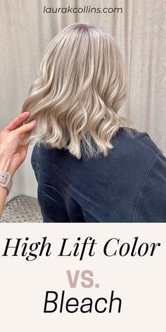 Learn about the differences between high lift hair color and bleach! This professional hairstylist gives you the scoop on which hair dye option is best for you to use on your hair from home for best results! High Lift Hair Color, How To Darken Hair, Salt And Pepper Hair, Hair Color Options, At Home Hair Color, How To Lighten Hair, Professional Hairstylist, Hair Blog, Bleached Hair