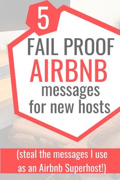 the text reads 5 fail proof air bn messages for new hosts steal the messages i use as an arbin superhost