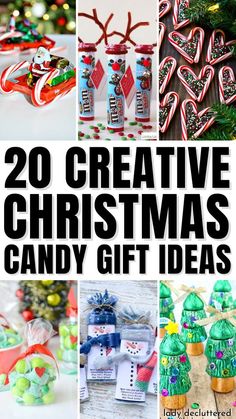 20 creative christmas candy gift ideas that are easy to make and great for the holiday season