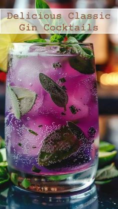 a close up of a drink in a glass on a table