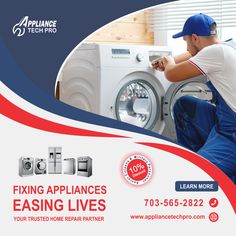 Affordable Fixes Laundry Kitchen, Professional Appliances, Appliance Repair Service, Home Appliance, Appliance Repair, General Electric, The Bank, Stuff To Do, No 1