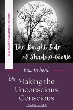 the bright side of shadowwork how to heal by making the unconscious conscious