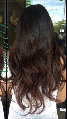 Dimensional Carmel Balayage, 7w Hair Color, What Color Would Look Good On Dark Brown Hair, Deep Brown Balayage Dark, Dark Hair Chocolate Balayage, Black Hair With Wine Highlights, Dark Brown Highlights In Black Hair, Hair Color In Black Hair, Caramel Babylights On Black Hair