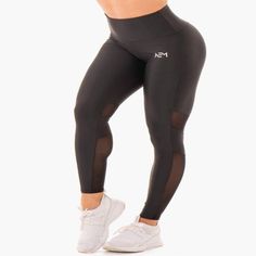 NEM X RW SCRUNCH BUM LEGGINGS BLACK Easy 30 day return policy Scrunch Bum Leggings, Natalie Eva Marie, Hardcore Workout, Eva Marie, Gym Room, Leggings Sale, Co Design, Squat Proof, Workout Gym