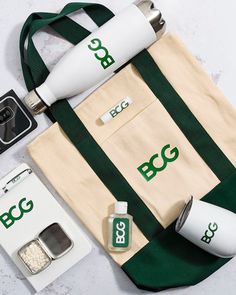 BCG onboarding kit - merchandise Company Onboarding Kit, Branding Merchandise Ideas, Corporate Swag Bag Ideas, Cool Merchandise Ideas, Trade Show Giveaway Ideas, Corporate Merchandise Ideas, Company Merch Ideas, Branded Merchandise Ideas Products, Business Merchandise Ideas