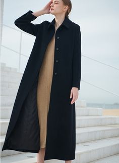 Attractive long women wool coat make with high grade wool fabric , Featuring fit and classic shape lining inside.extra length, very soft comfort first,we focusses on innovative yet classic styles for these outerwear,two side pockets ，also two pockets cover for decorationthis wool coat could be custom made with any size and other colors,please feel free to contact with me if you want custom it. Material: wool 100% Size: S M L XL Bust : 40.9"(104 cm) shoulder: 15.4"(39cm) Sleeve: 23.4"(59cm) Lengt Women Wool Coat, Long Wool Coat, Women Coat, Wool Fabric, Long Coat, Wool Coat, High Grade, Duster Coat, Coats For Women