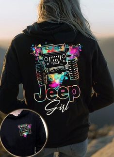 Jeep girls hoodie Tshirt Hoodie Sweater Easy 30 day return policy Jeep Sweatshirt, Jeep Clothing, Jeep Girls, Jeep Decals, Girls Hoodie, 3d Hoodie