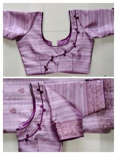 Customized by Iraivi, Erode.. WhatsApp @9629762795 New Latest Blouse Pattern Design, Pattern Blouses For Sarees Latest, Pattern Work Blouse Designs, Simple Neck Designs For Blouses, New Latest Blouse Pattern Back, Simple Patch Work Blouse Designs, Blouse Simple Designs, Simple Patch Work Blouse Designs Silk