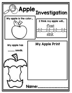 an apple worksheet for kids to learn how to write