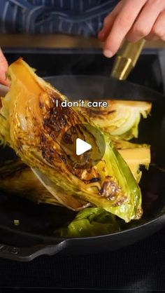 Maya / plant-based food and recipes on Instagram: "VEGANUARY 8/25 🌱 
25 recipes in under 25 mins: Braised cabbage 🥬 

A cabbage that cuts like butter…you’ll love it! 🥰 
RECIPE (2 servings, 20min prep time):
-1 small pointed cabbage 
Cut in quarters and fry on each side in a big pan until nicely charred.
Add a few splashes of water, cover and let it steam on medium heat for 10-15mins.
Sauce:
-1/2 bunch cilantro and 1/2 bunch dill (or more cilantro)
-1/2 green chili (optional)
-5 Tbsp tahini
-3 Tsp maple syrup or agave
-juice of 1 lemon
-salt to taste
-1/2 TSP garlic powder
-2 Tbsp water to thin
Blend until smooth.
Serve the cabbage with the sauce and optionally some dukkah. 🥰
- 
VEGANUAR 8/25 🌱 
25 Rezepte in weniger als 25 Minuten: Geschmorter Kohl 🥬 

Ein Kohl, der sich wie Butter s