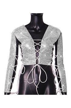 Get ready to sparkle and shine in our XO XO Shoe String Tie Up Sequin Cut-Out Crop Top! This daring top features a unique cut-out design and sequin detailing that will make you stand out from the crowd. With a trendy tie-up string closure, this top is perfect for those who love taking risks and embracing adventure. Dare to be different, dare to be bold with our XO XO top! Decoration Rhinestone Style Sexy & Club Material Rhinestone , Nylon Neckline V-Neck Pattern Type Solid Sleeve Length Full Season Spring / Autumn Fabric Non-Stretch Autumn Fabric, Taking Risks, Sequin Crop Top, Sparkle And Shine, Take Risks, Cut Out Design, Neck Pattern, Season Spring, Sequin