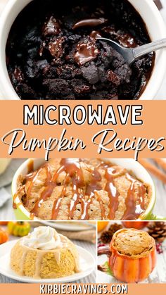 microwave pumpkin recipes for the fall