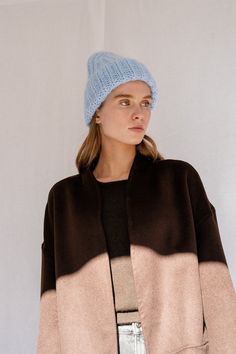 The Mohair Beanie is hand knitted with our premium Italian mohair blend. So comfortable and cozy that you can easily wear it throughout the day. Both light and fuzzy, this extra soft hat has a fold-over brim for extra warmth. Minimally designed to elevate any outfit, so you can pair it with an oversized coat or your bomber jacket. Made to order in 3 colors that smoothly match with neutrals and more vibrant colors. Handcrafted in Greece. DETAILS * Super soft, premium quality Italian mohair * 60% kid mohair, 40% microfiber * Seamless design * Hand wash in cold water SIZE & FIT * One size, fits most SHIPPING & RETURNS: * Free shipping * Gift-ready packaging * Made to order, ships in 1-2 weeks * 30-day return policy https://etsy.me/2zLMBEv See more of our Mohair capsule collection here: https: Blue Wool Knitted Beanie, Blue Soft Knit Hat For Fall, Blue Soft Knit Beanie For Fall, Knitted Blue Beanie For Fall, Winter Alpaca Crochet Hat, One Size, Cozy Blue Beanie One Size, Blue Knitted Hat For Fall, Blue Knitted Fall Hats, Blue Cozy Hat