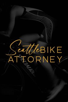 a woman riding a bike on top of a black background with the words, suitebike attorney