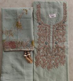 Lace Dress Design, Chanderi Suits, Party Suits, Embroidery Designs Fashion, Party Wear Indian Dresses, Hand Embroidery Design Patterns, Salwar Kameez Designs