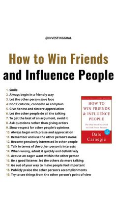 an article about how to win friends and influence people