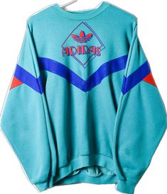 90s Adidas, 90s Colors, Adidas Sweatshirt, Vintage Clothing Online, Uk Fashion, Label Sizes, Vintage 90s, Retro Vintage, Vintage Outfits