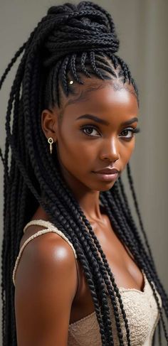 Elevate your style with these 7 trendy braid hairstyles perfect for Black women! From chic box braids to playful cornrows, discover versatile looks that celebrate your unique beauty. Get inspired and find your next go-to hairstyle!  #Braids #Hairstyles #BlackBeauty #HairInspiration Trendy Braid Hairstyles, Trendy Braids Hairstyles, Trendy Braids, Hairstyle Braids, Braids Hairstyles For Black Women, Latest Hair Trends, Latest Hair, Braided Hairstyles For Black Women, Braid Hairstyles