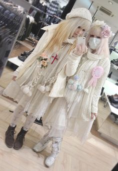 mintxmint:  princesstrashcan:  Sebastian is my cult party cutie (ﾉ･ω･)ﾉ♡  Cult Party Pals~ me and Shanti! Japanese Alternative Fashion, Whimsical Witch, Juergen Teller, Arte Punk, Pastel Fashion, Japanese Street