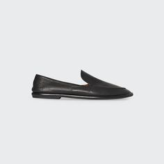 THE ROW "Canal" loafers in calf leather Flat heel Round apron toe Notched vamp Slip-on style Lining: Leather Rubber sole Made in Italy Pointed Toe Tassel Loafers With Leather Sole For Business, Business Tassel Loafers With Pointed Toe And Leather Sole, Leather Sole Pointed Toe Moccasins For Galas, Pointed Toe Leather Sole Moccasins For Galas, Pointed Toe Loafers With Brogue Detailing For Galas, Pointed Toe Moccasins With Leather Sole For Galas, Flat Heel Loafers With Stitched Sole For Galas, Loafers For Galas With Stitched Sole And Flat Heel, Pointed Toe Moccasins With Leather Sole For Business Casual