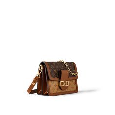 LOUIS VUITTON® - Dauphine Mm - Monogram Monogram Reverse Louis Vuitton Dauphine, Louis Vuitton Monogram Bag, Reverse Canvas, It Bag, Louis Vuitton Purse, Nicolas Ghesquiere, Louis Vuitton Official, Best Bags, Mini Handbags