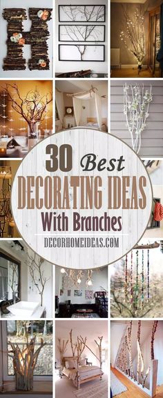 30 best decorating ideas with branches