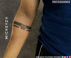 #band tri-triangle tattoo design #forearm tattoo design #mickeyz tattoo studio #best tattoo artist #best tattoo studio #Borivali West #I C Colony Best Tattoo Designs For Men, Fantastic Tattoo, Triangle Tattoo Design, Shopping In Mumbai, Band Tattoos, Forearm Band Tattoos, Latest Tattoos, Tattoo Designs For Men, Piercing Shop